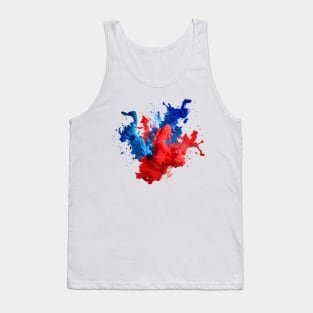 Red or Blue Tank Top